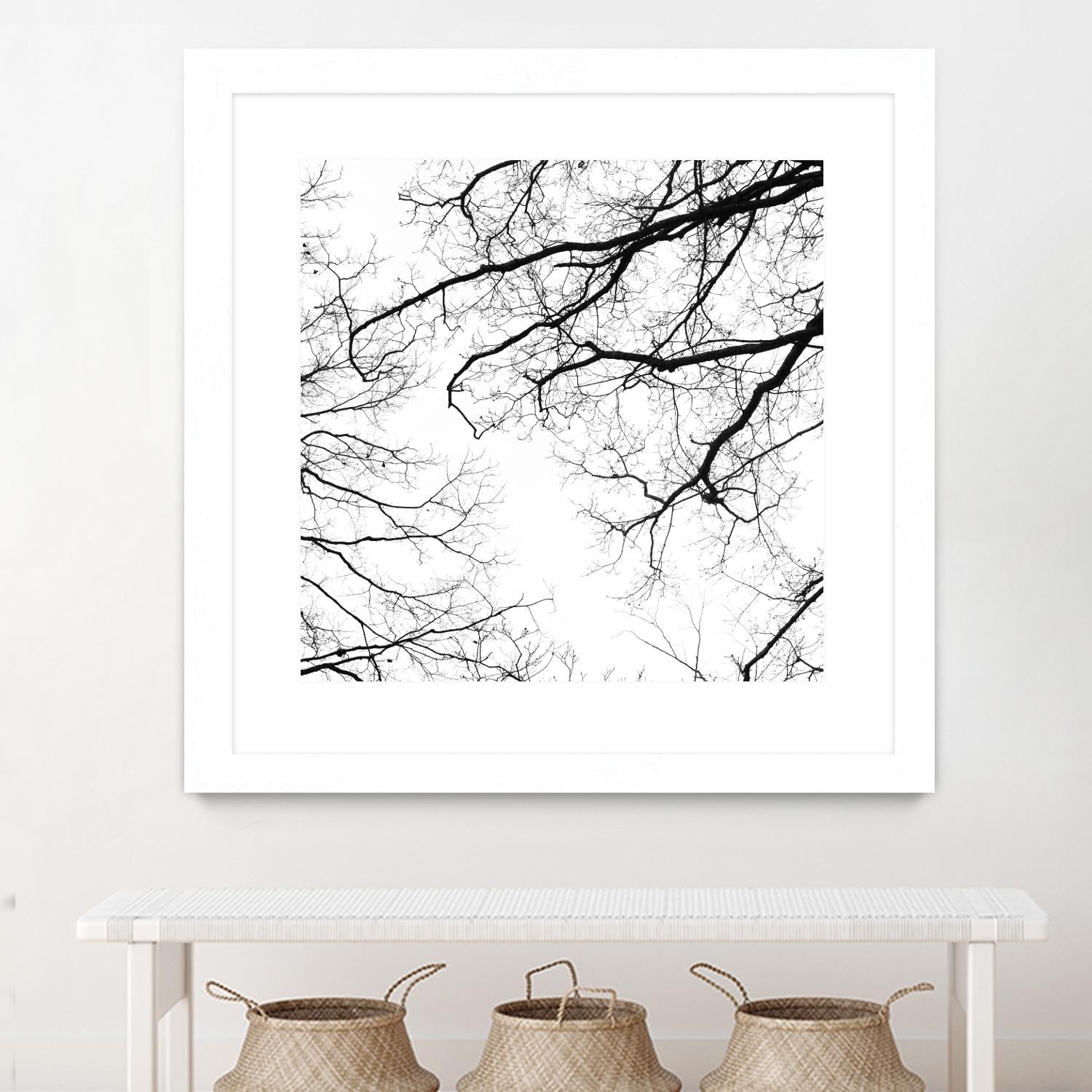 Billows II by Judy Stalus on GIANT ART - black trees