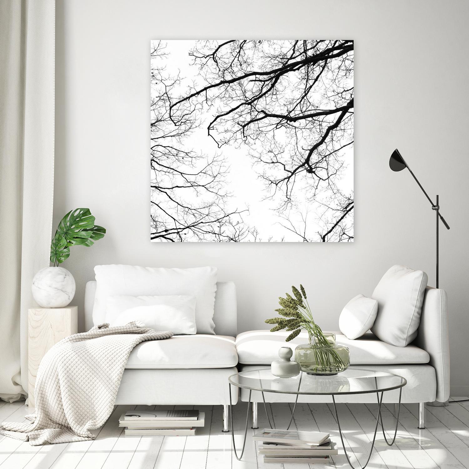 Billows II by Judy Stalus on GIANT ART - black trees