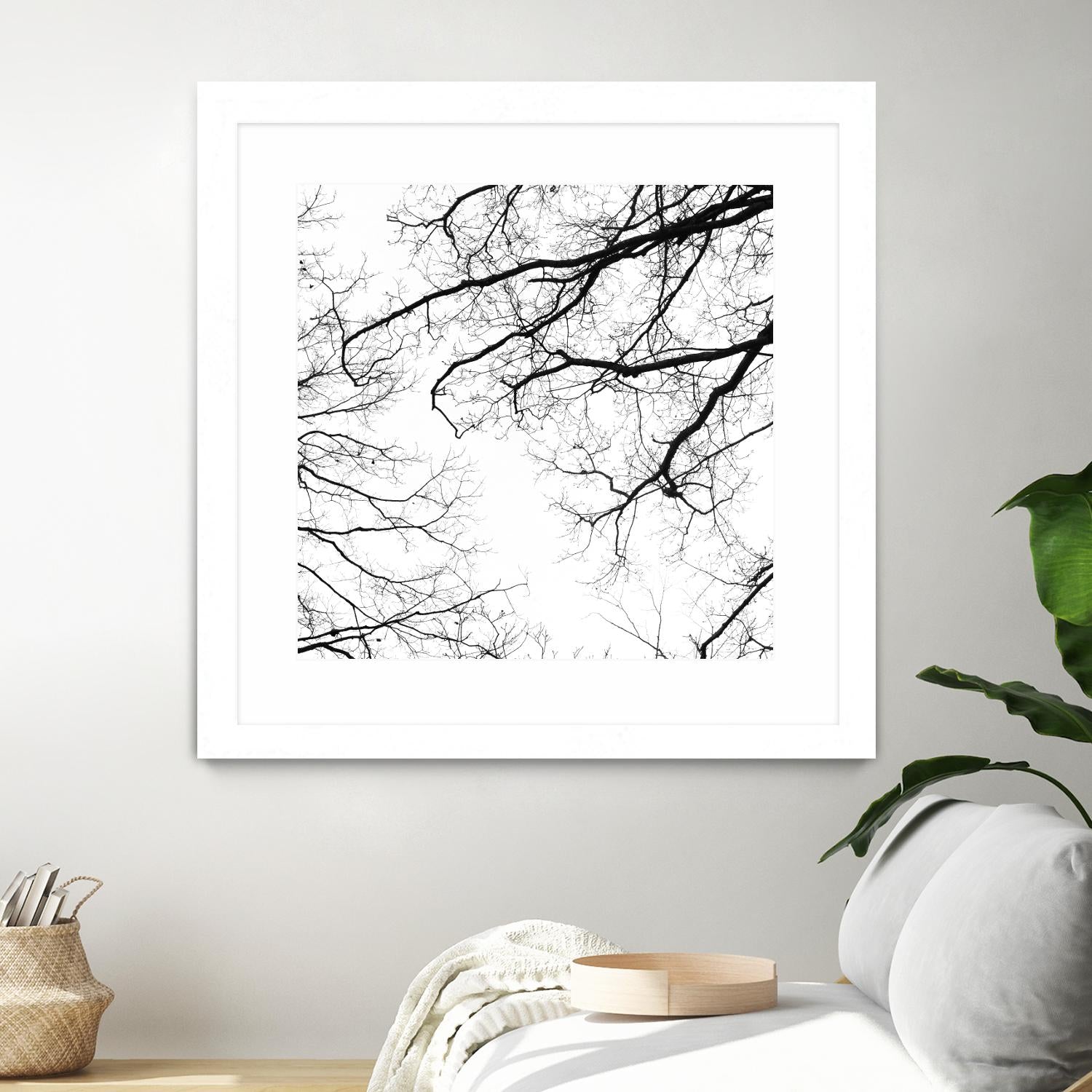 Billows II by Judy Stalus on GIANT ART - black trees