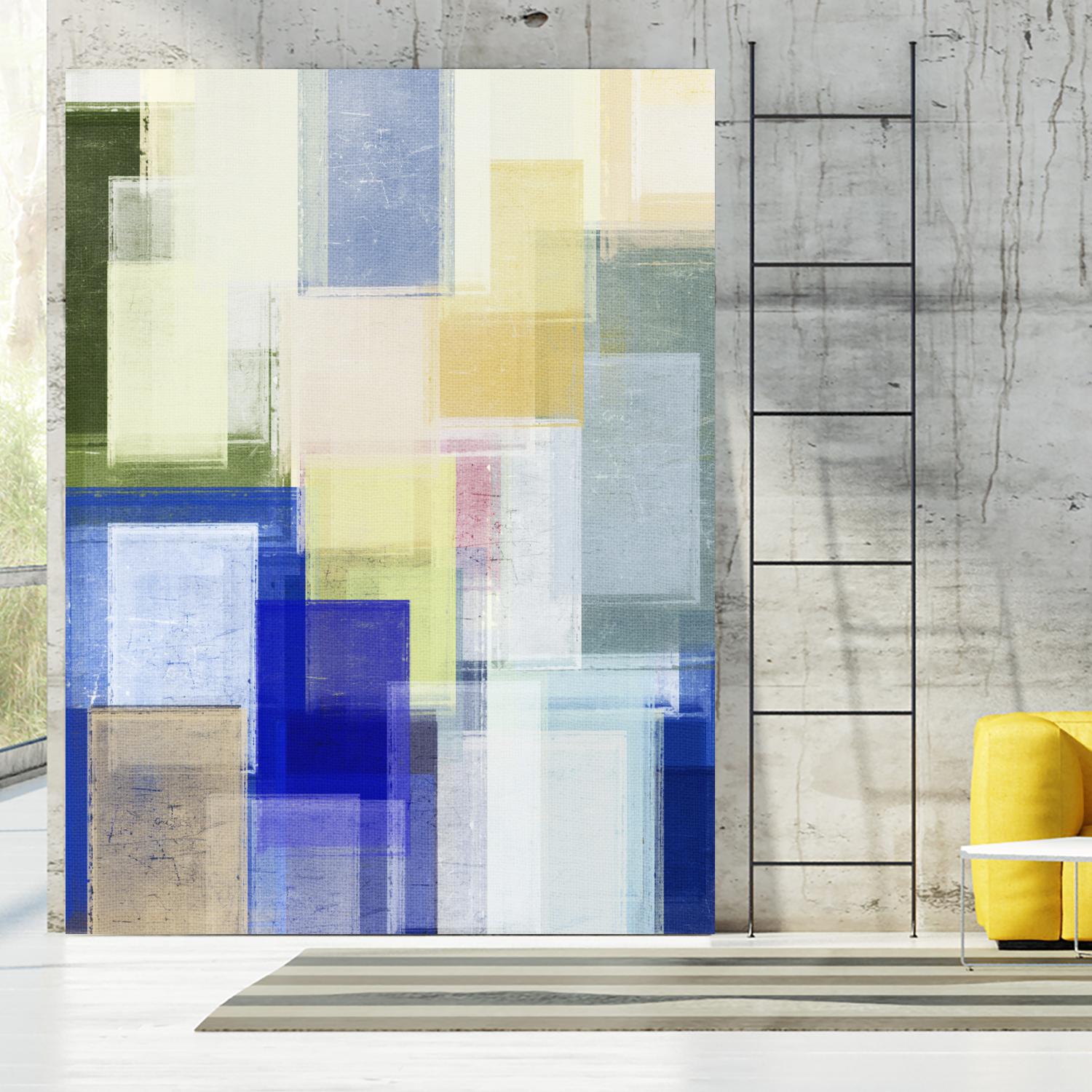 Next Time by Jenn Jorgensen on GIANT ART - blue abstract