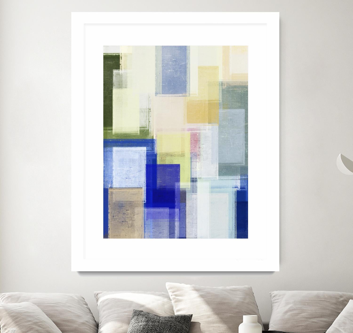 Next Time by Jenn Jorgensen on GIANT ART - blue abstract