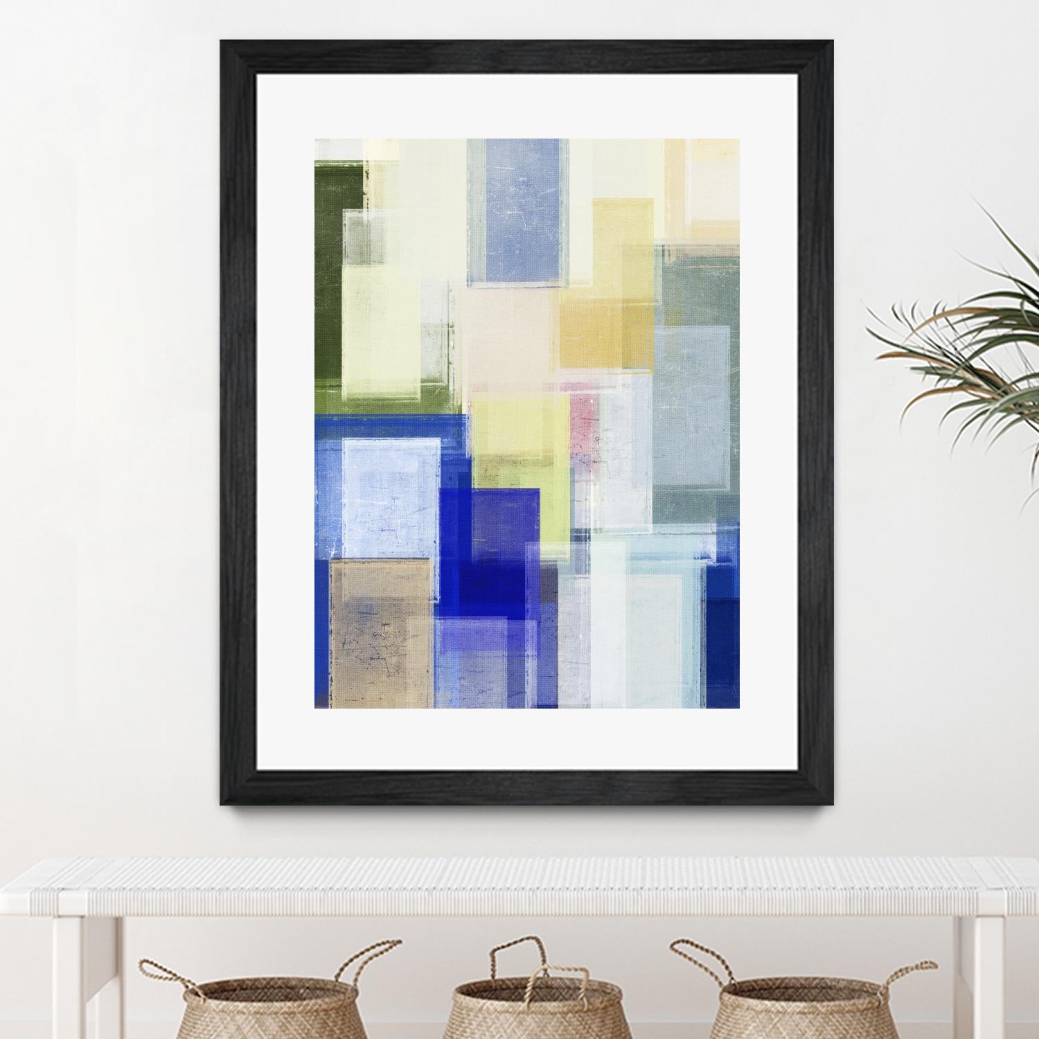 Next Time by Jenn Jorgensen on GIANT ART - blue abstract