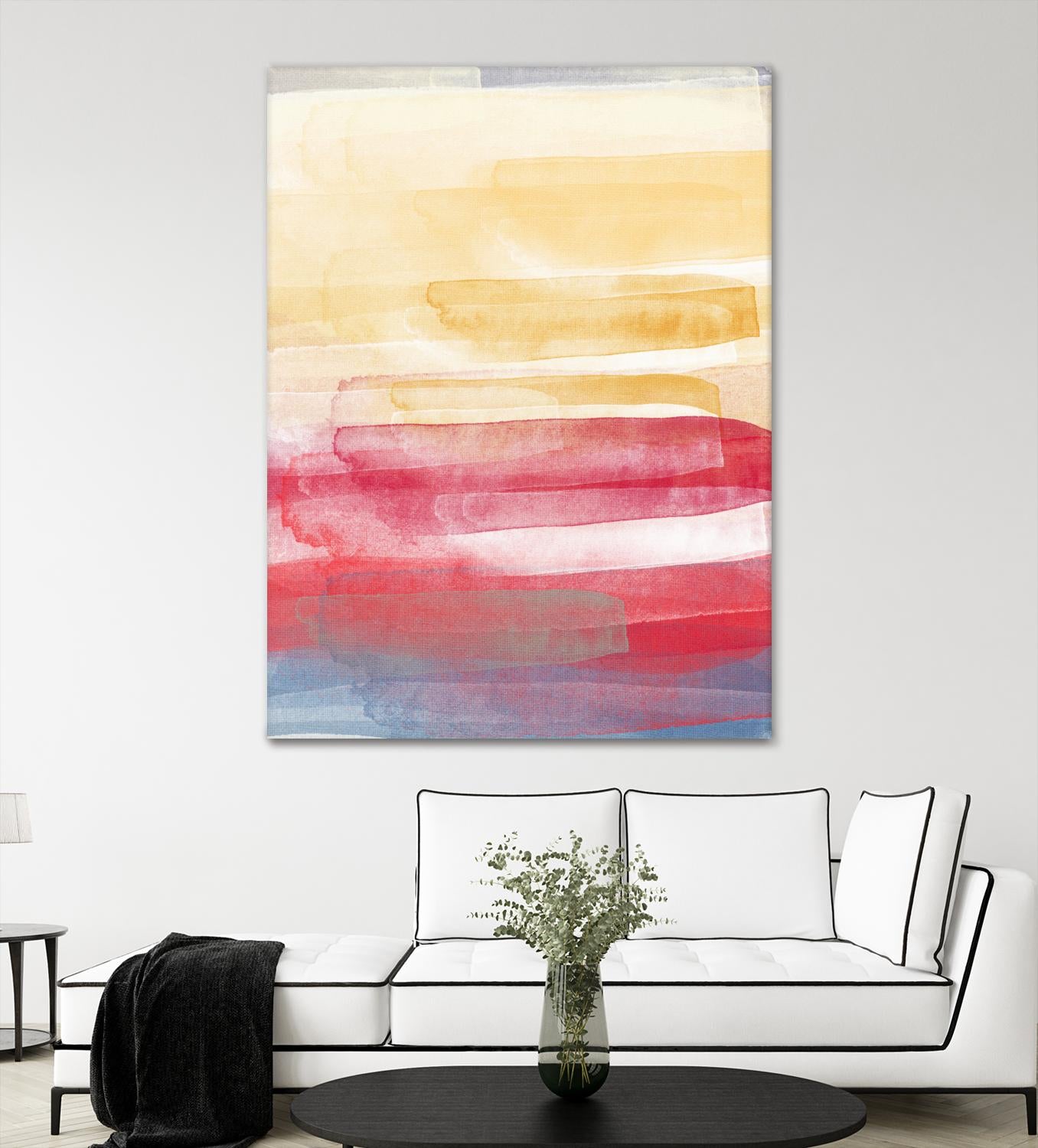 A Little More by Jenn Jorgensen on GIANT ART - yellow abstract