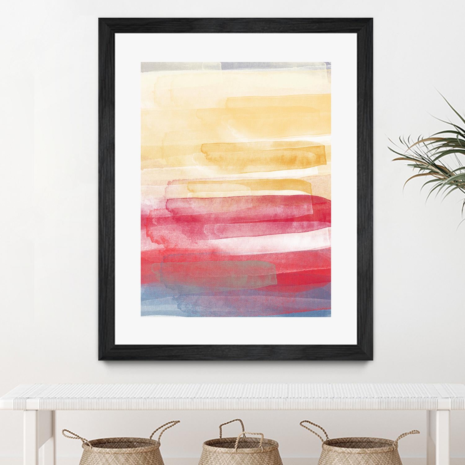 A Little More by Jenn Jorgensen on GIANT ART - yellow abstract