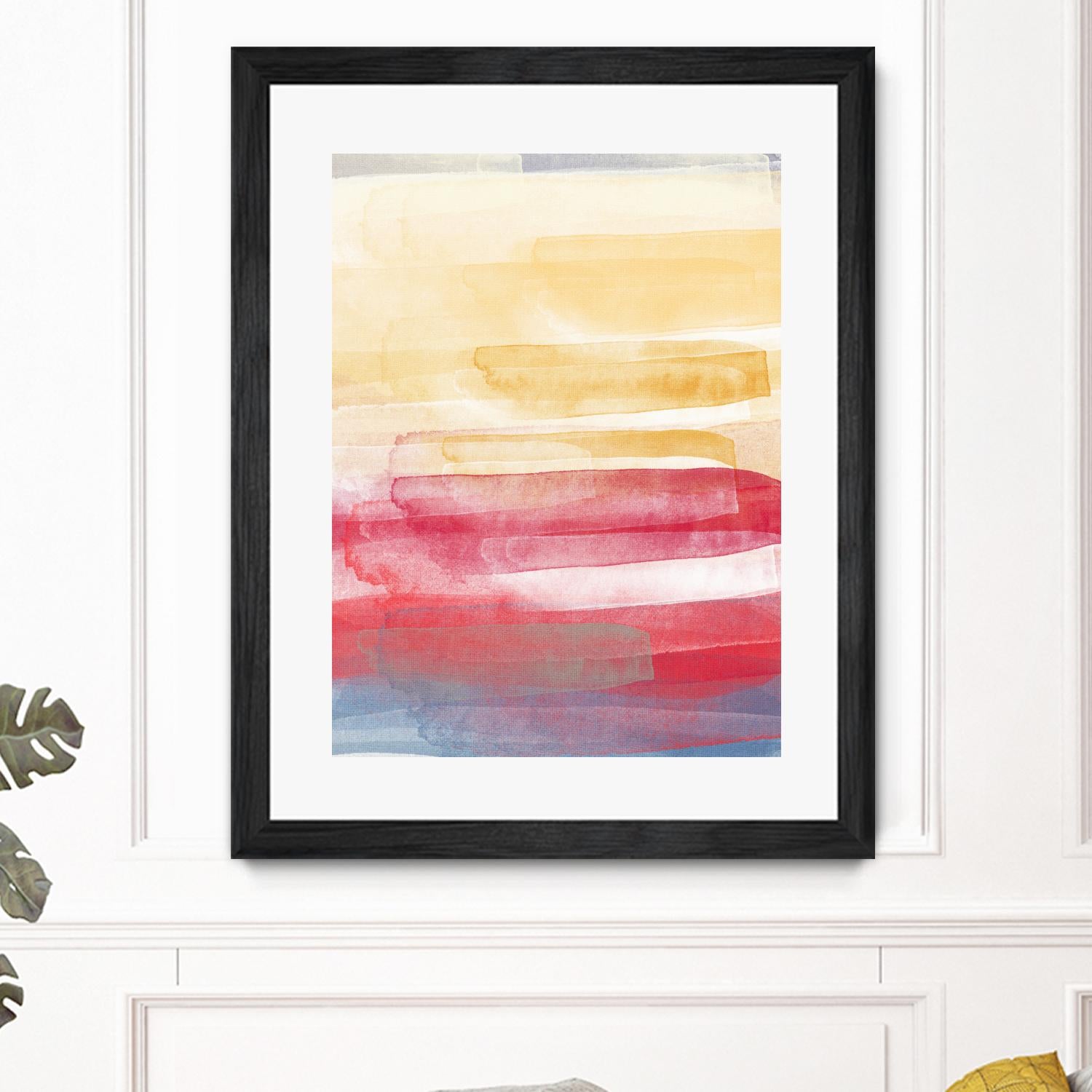 A Little More by Jenn Jorgensen on GIANT ART - yellow abstract