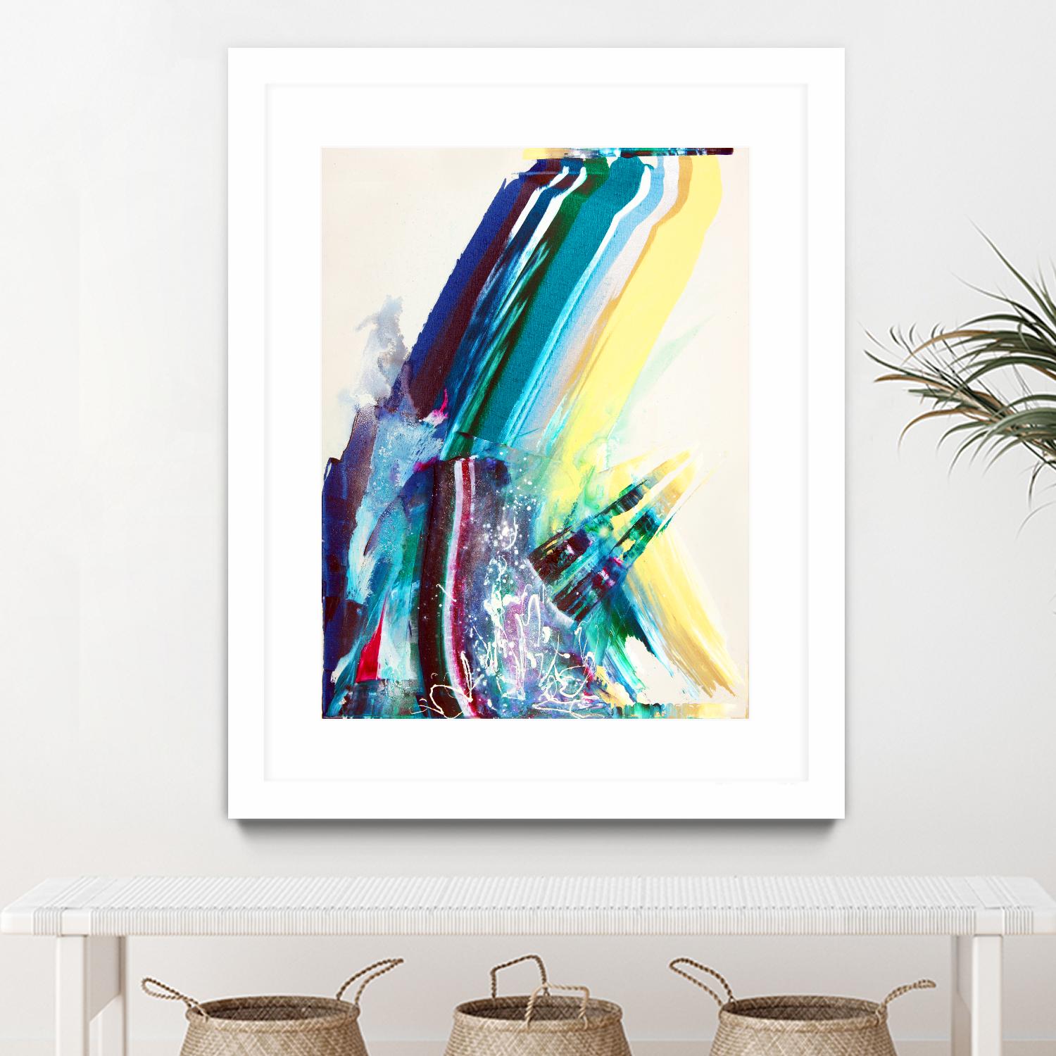 Titan by Joan Marie on GIANT ART - yellow abstract