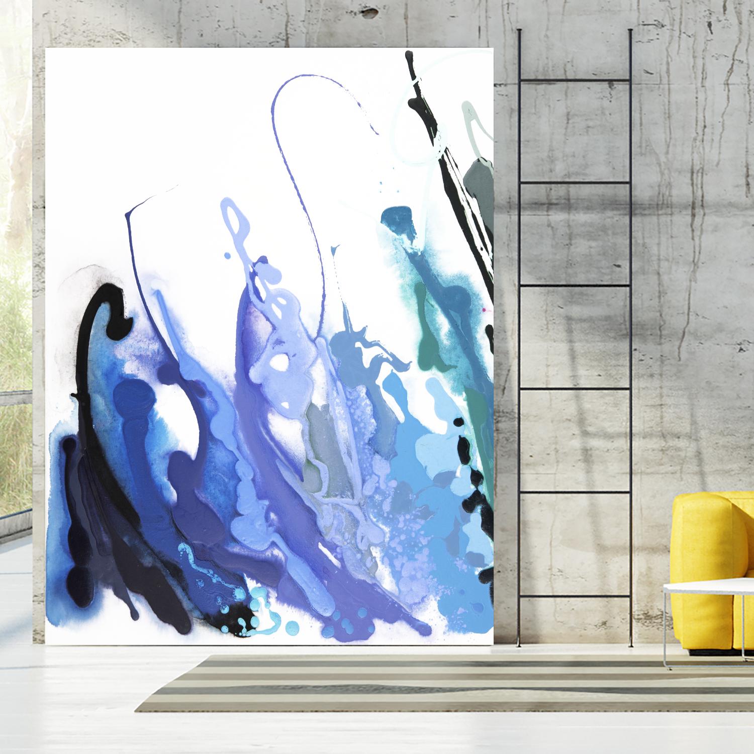 Reaching for the Sky by Joan Marie on GIANT ART - purple abstract