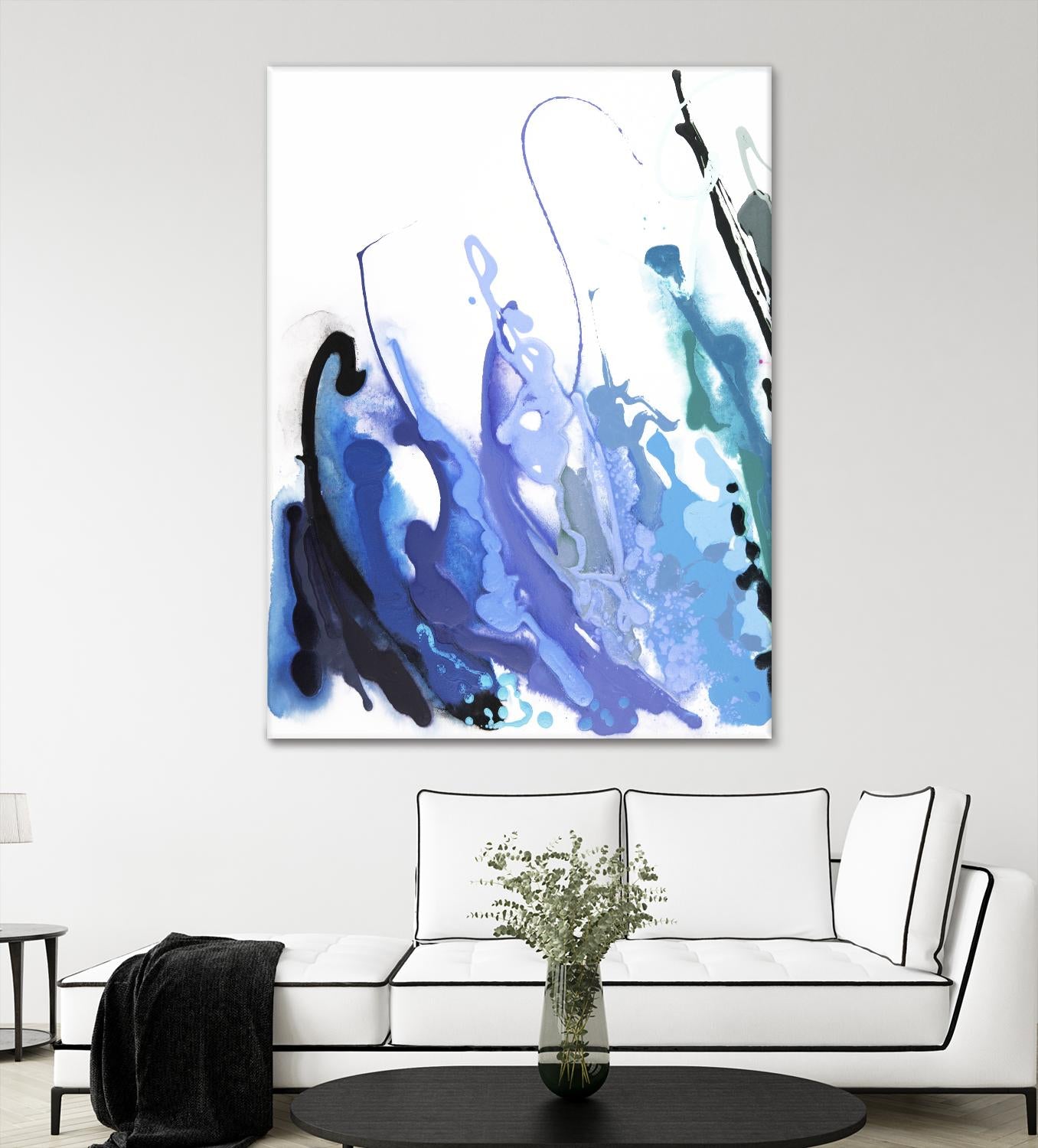 Reaching for the Sky by Joan Marie on GIANT ART - purple abstract