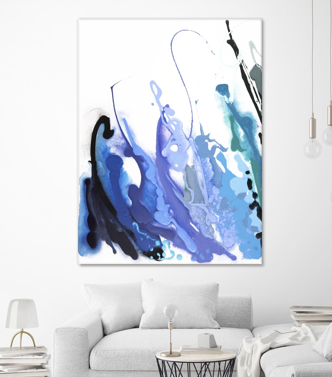Reaching for the Sky by Joan Marie on GIANT ART - purple abstract