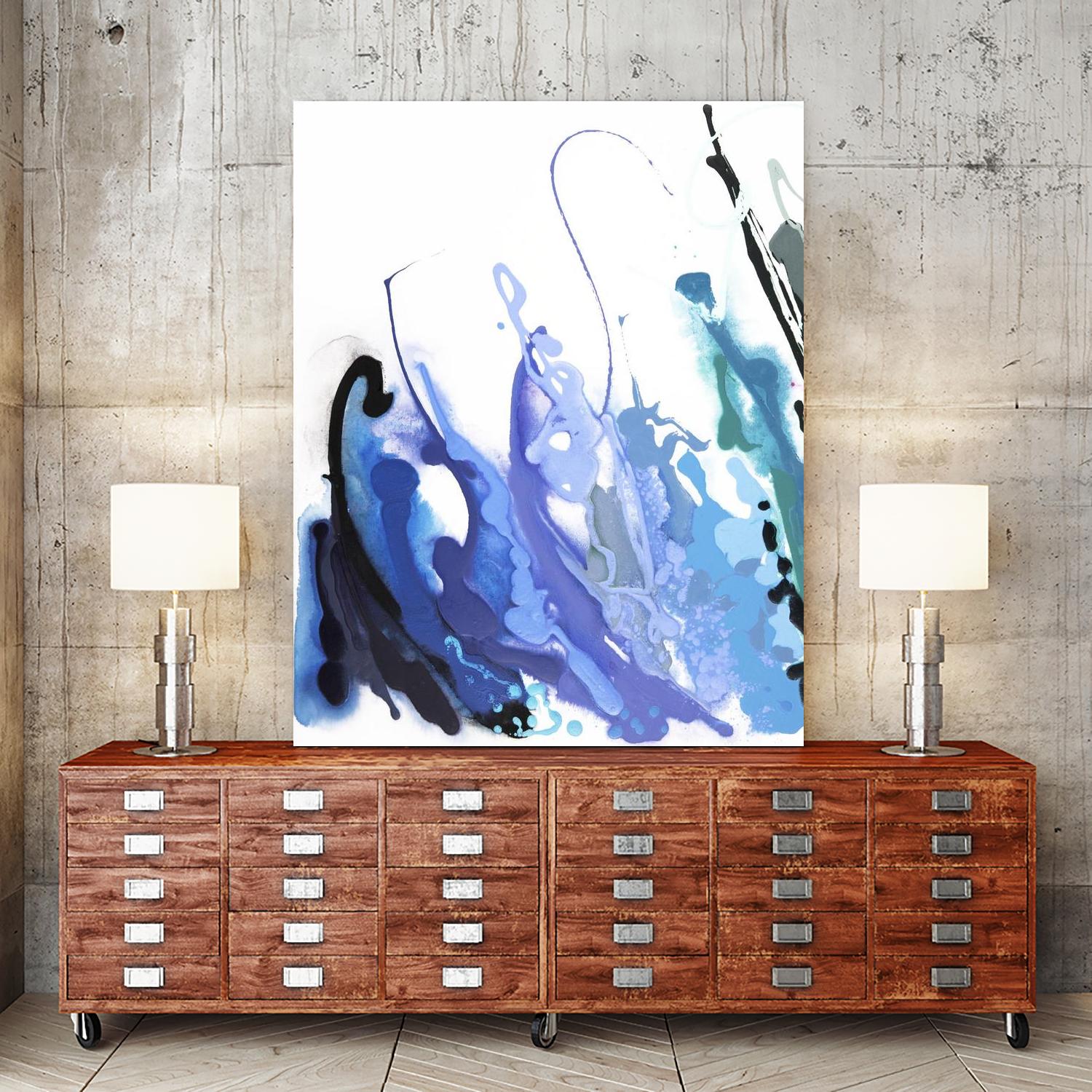 Reaching for the Sky by Joan Marie on GIANT ART - purple abstract