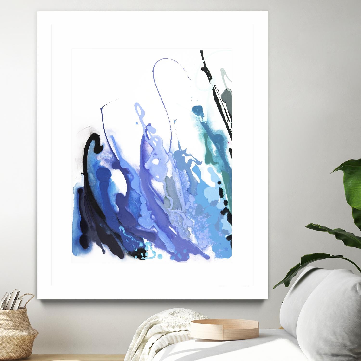 Reaching for the Sky by Joan Marie on GIANT ART - purple abstract