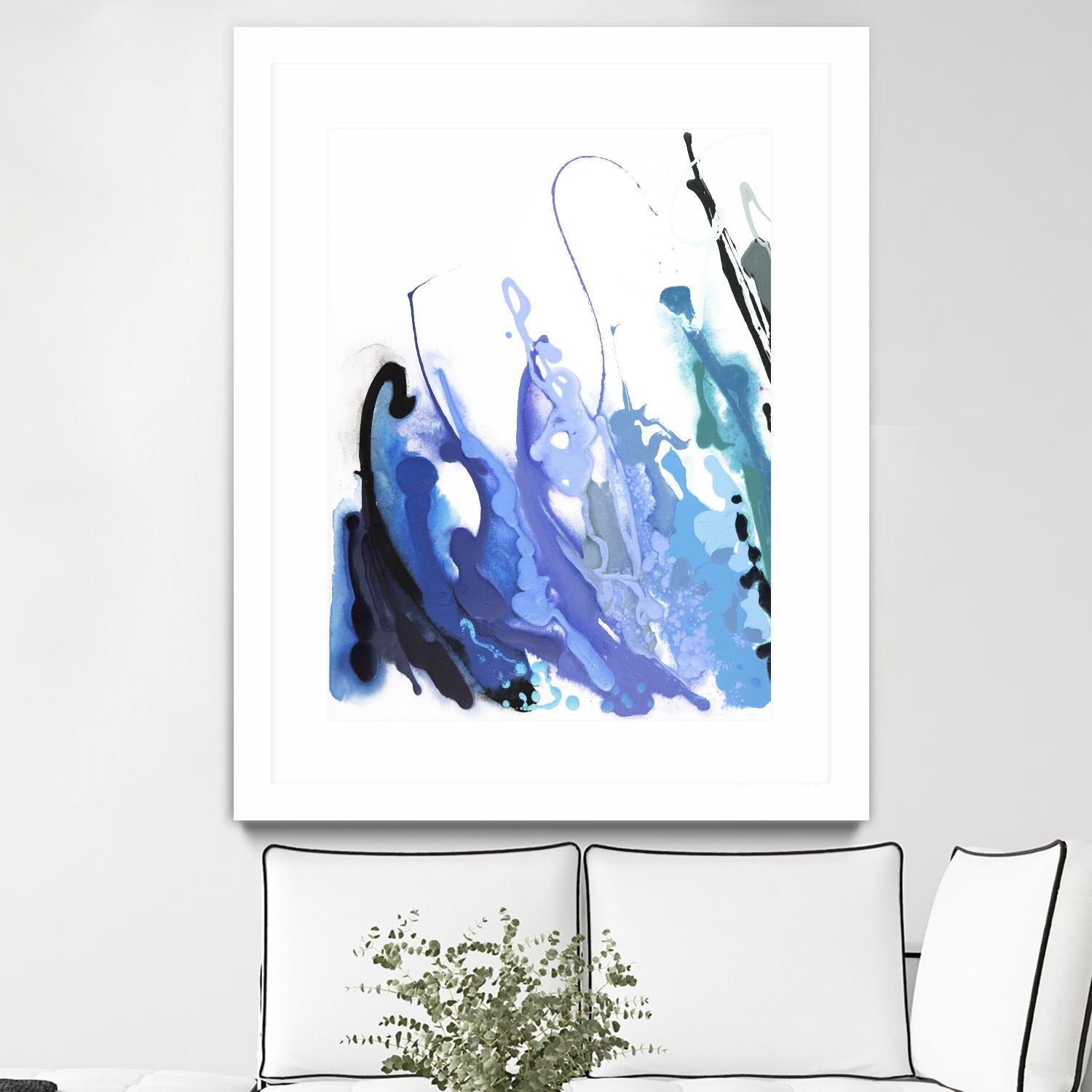 Reaching for the Sky by Joan Marie on GIANT ART - purple abstract