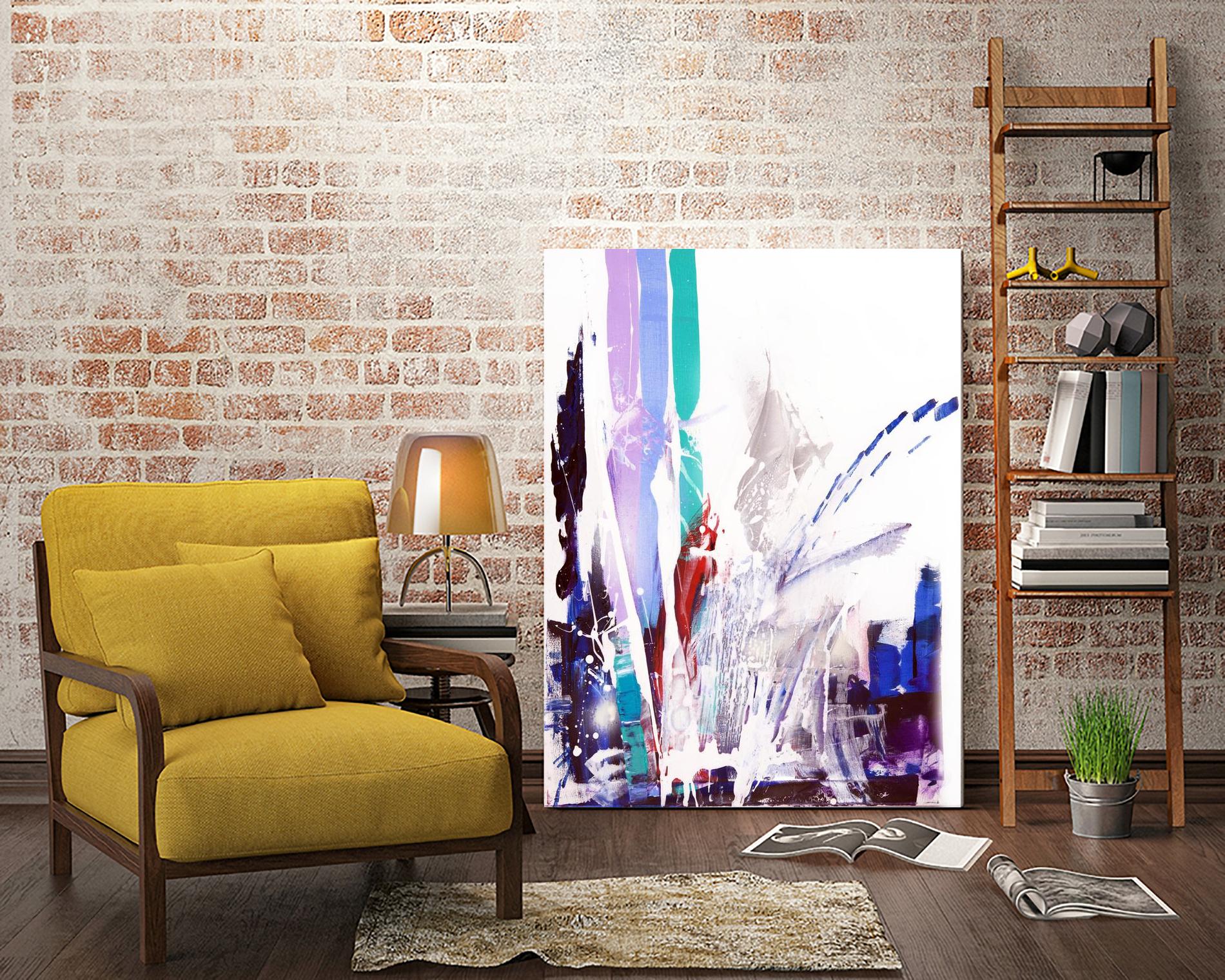 Orca by Joan Marie on GIANT ART - blue abstract