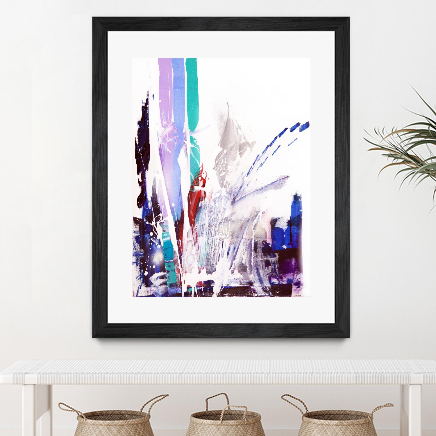 Orca by Joan Marie on GIANT ART - blue abstract