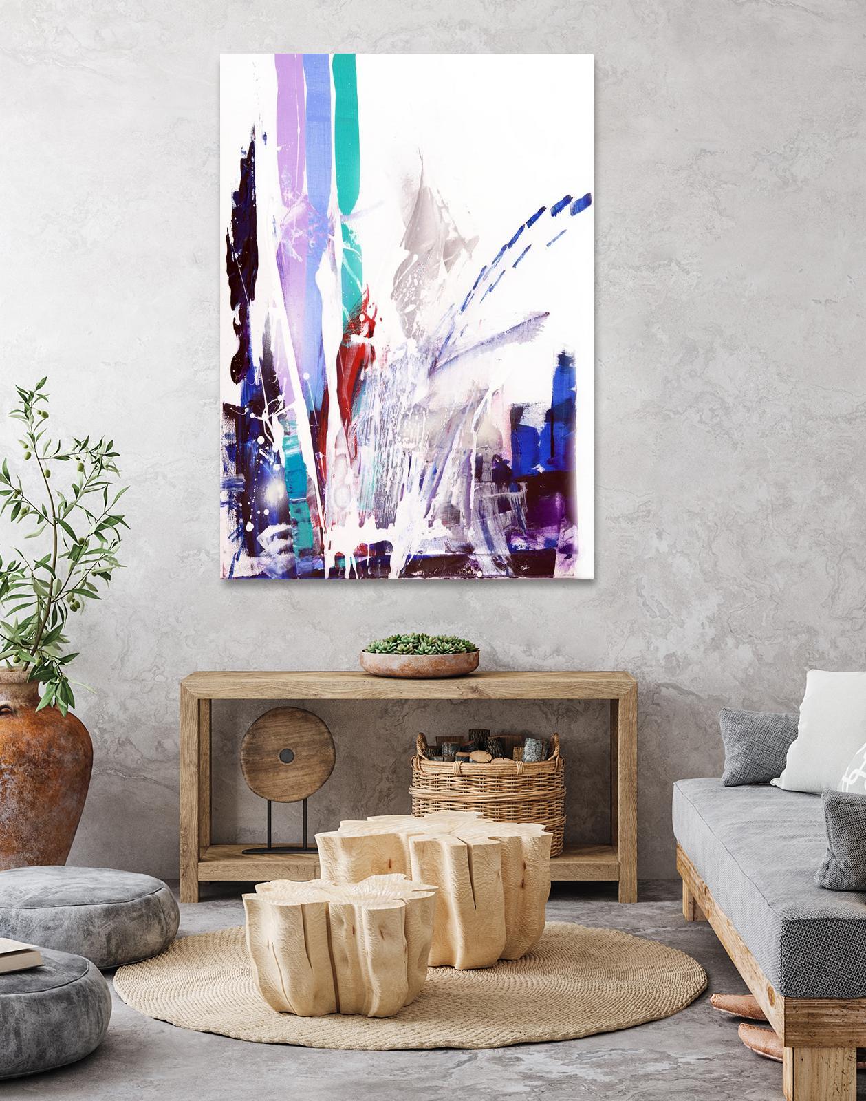 Orca by Joan Marie on GIANT ART - blue abstract