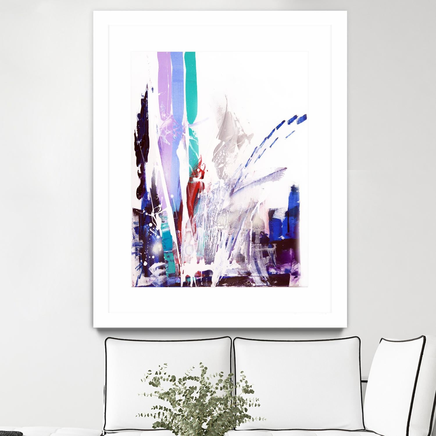 Orca by Joan Marie on GIANT ART - blue abstract