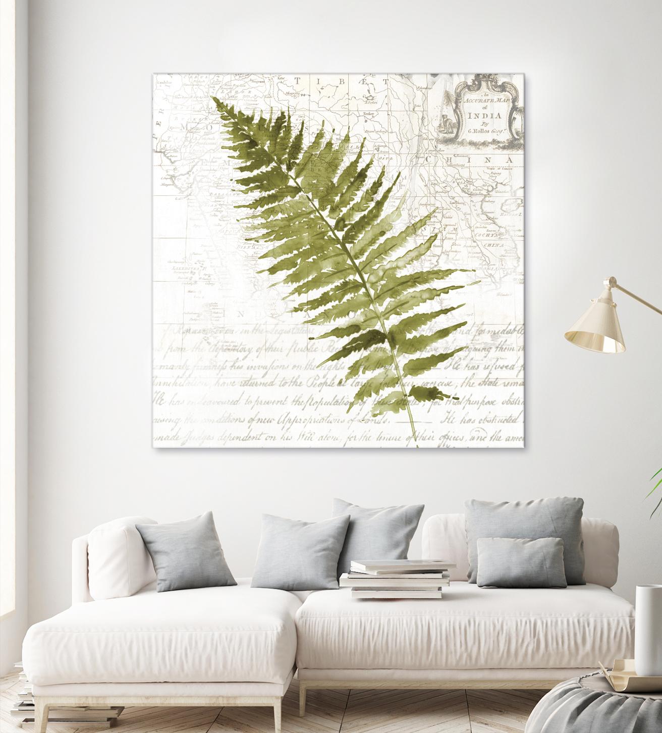 Fern II by Asia Jensen on GIANT ART - green botany