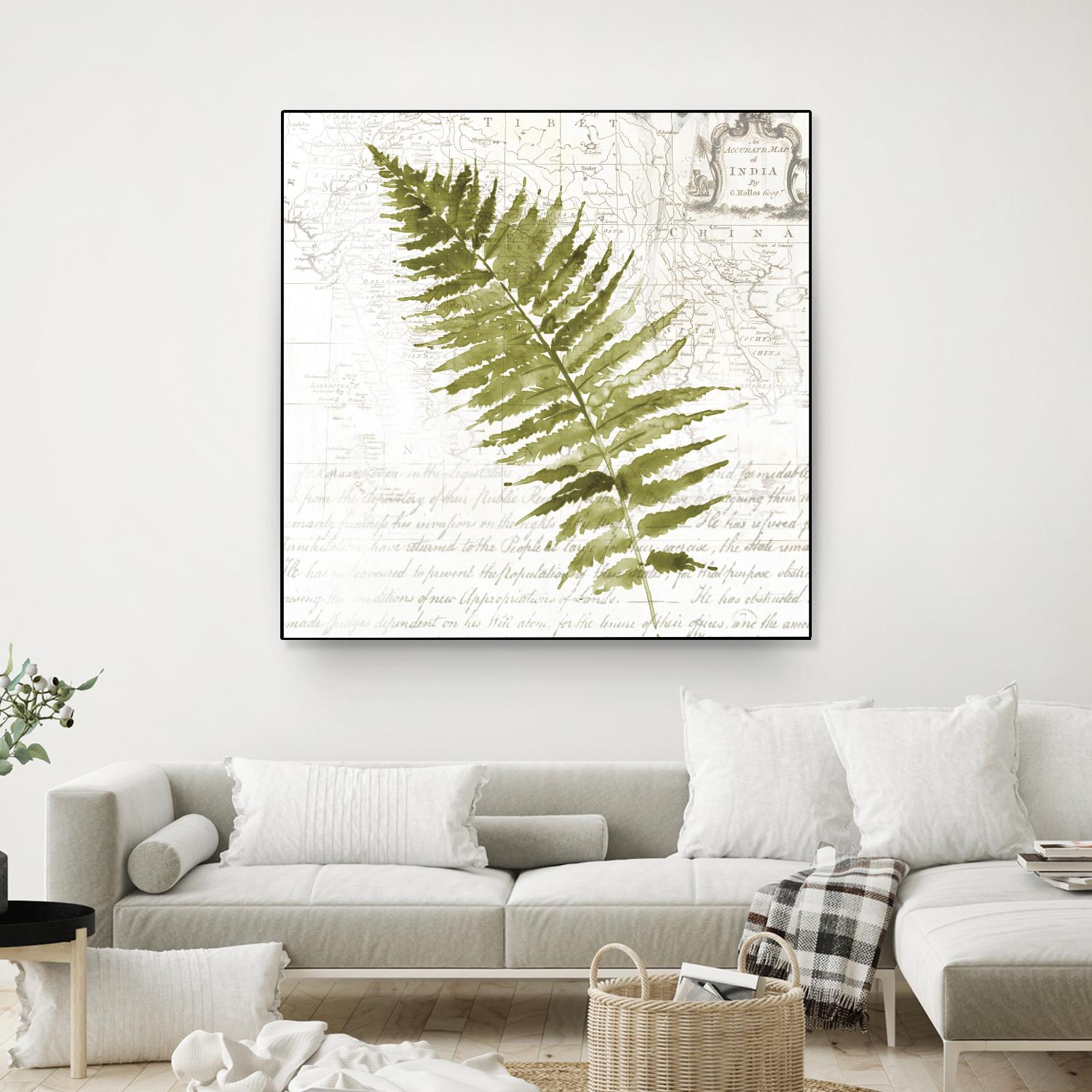 Fern II by Asia Jensen on GIANT ART - green botany