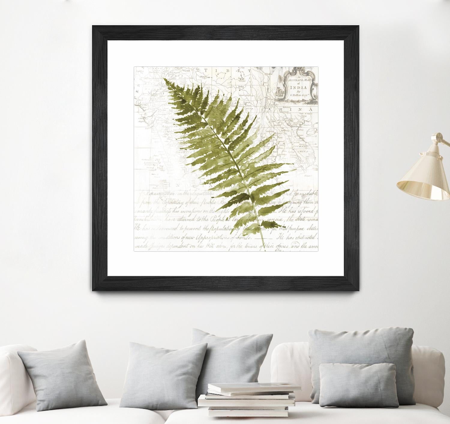 Fern II by Asia Jensen on GIANT ART - green botany