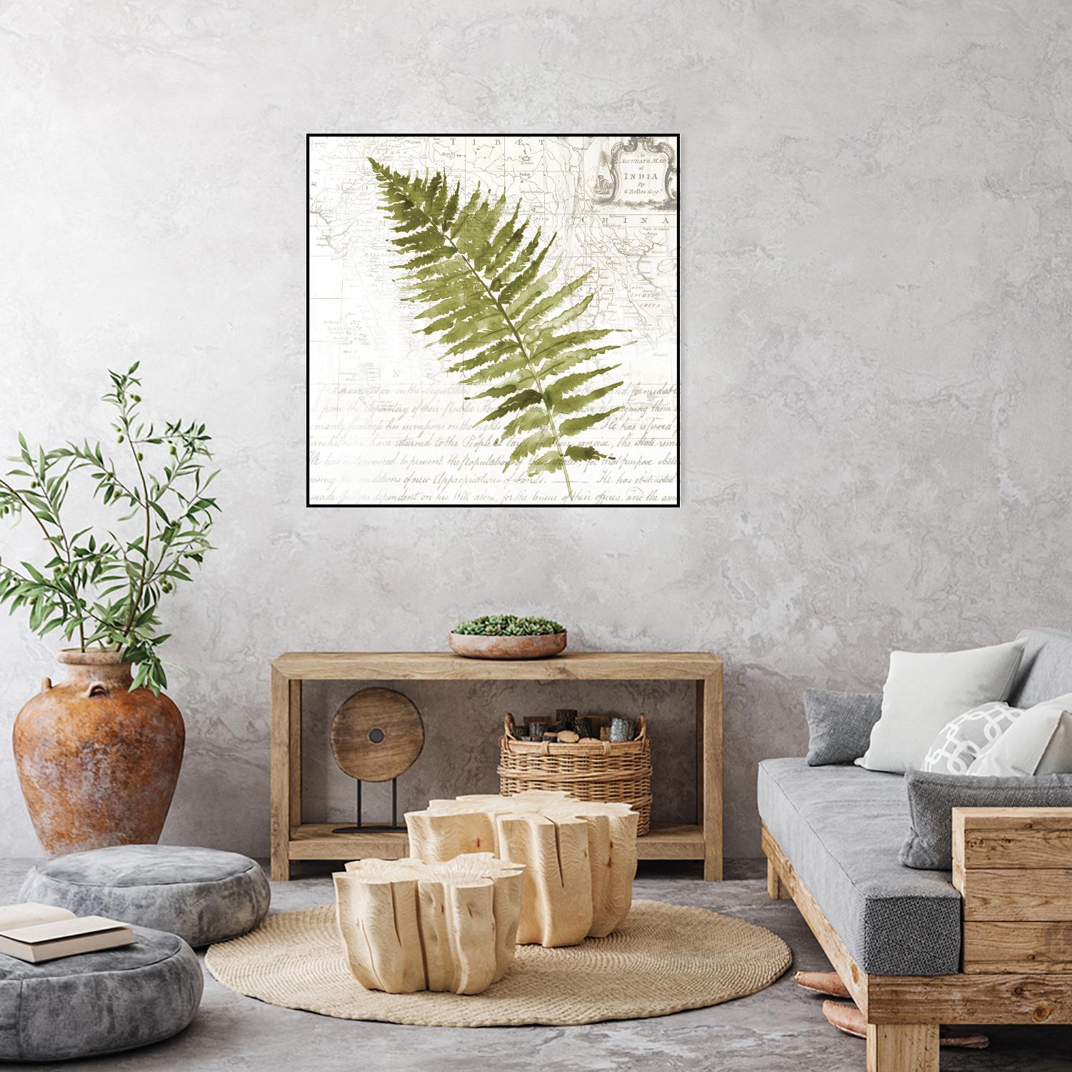 Fern II by Asia Jensen on GIANT ART - green botany