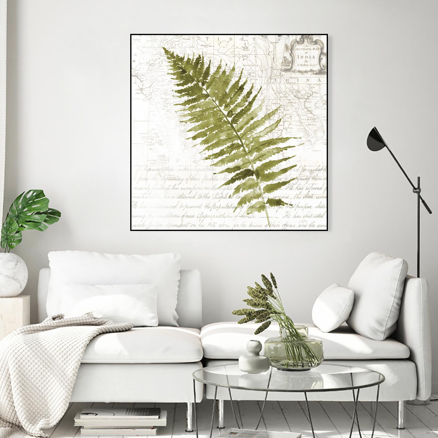 Fern II by Asia Jensen on GIANT ART - green botany