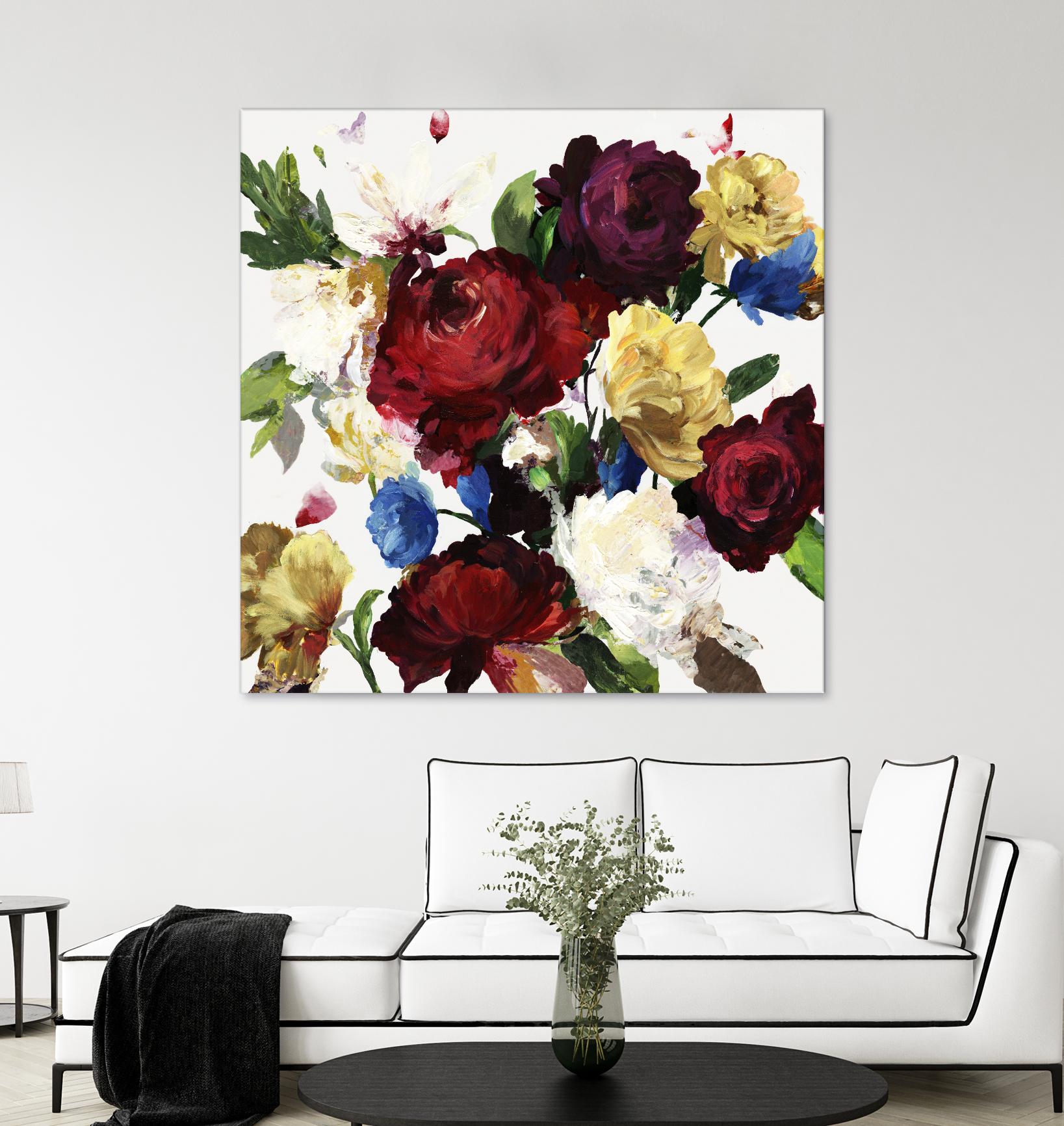 Autumn Floral by Asia Jensen on GIANT ART - white floral