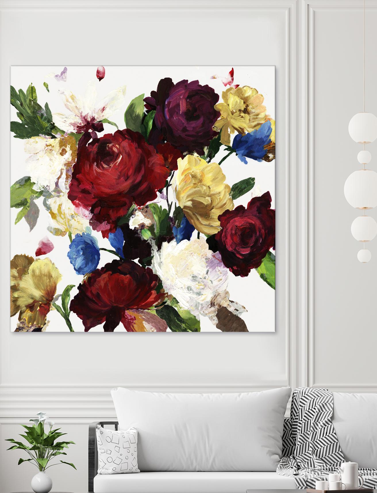 Autumn Floral by Asia Jensen on GIANT ART - white floral
