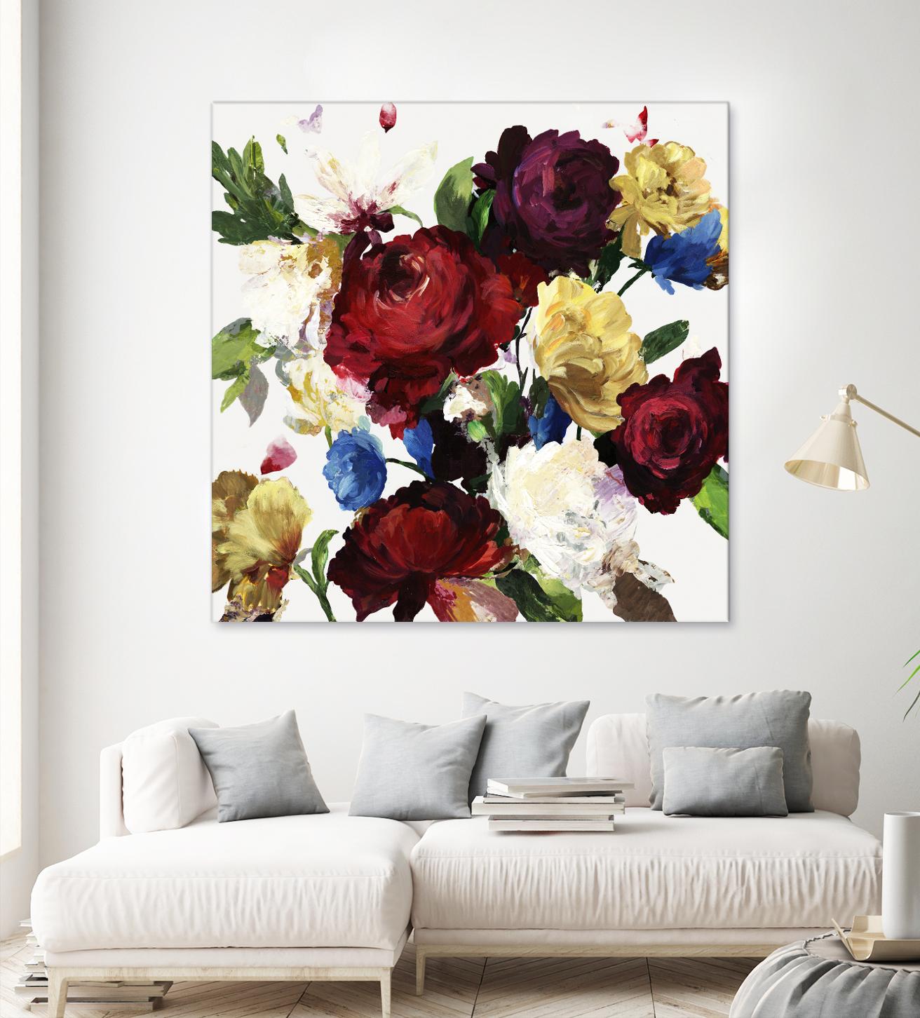 Autumn Floral by Asia Jensen on GIANT ART - white floral