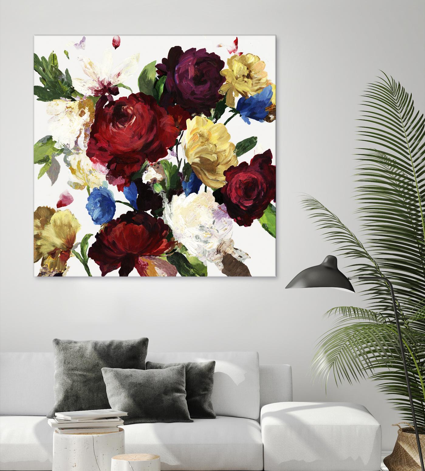 Autumn Floral by Asia Jensen on GIANT ART - white floral
