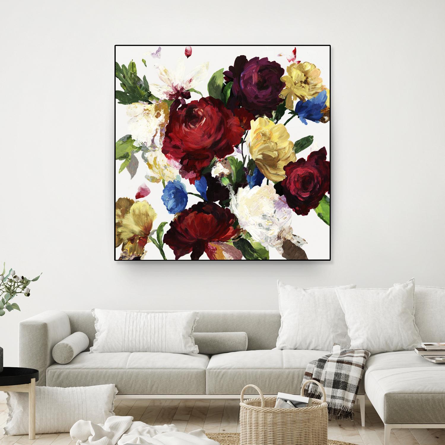 Autumn Floral by Asia Jensen on GIANT ART - white floral