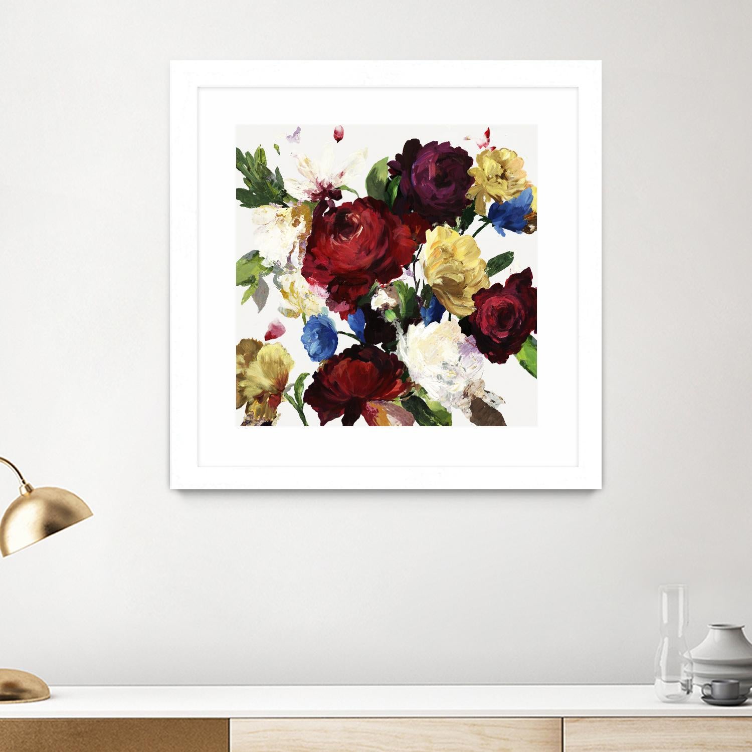 Autumn Floral by Asia Jensen on GIANT ART - white floral
