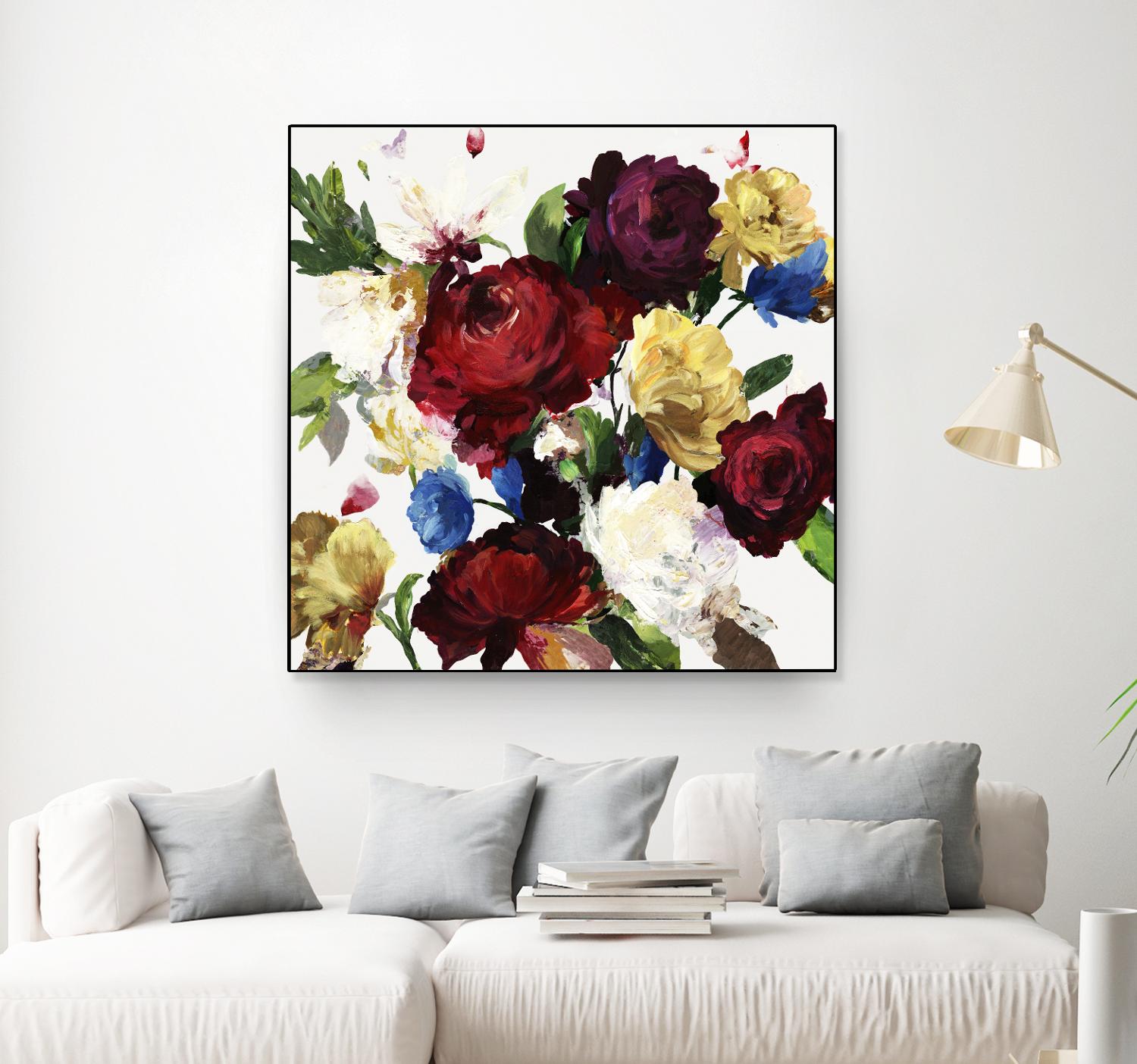 Autumn Floral by Asia Jensen on GIANT ART - white floral