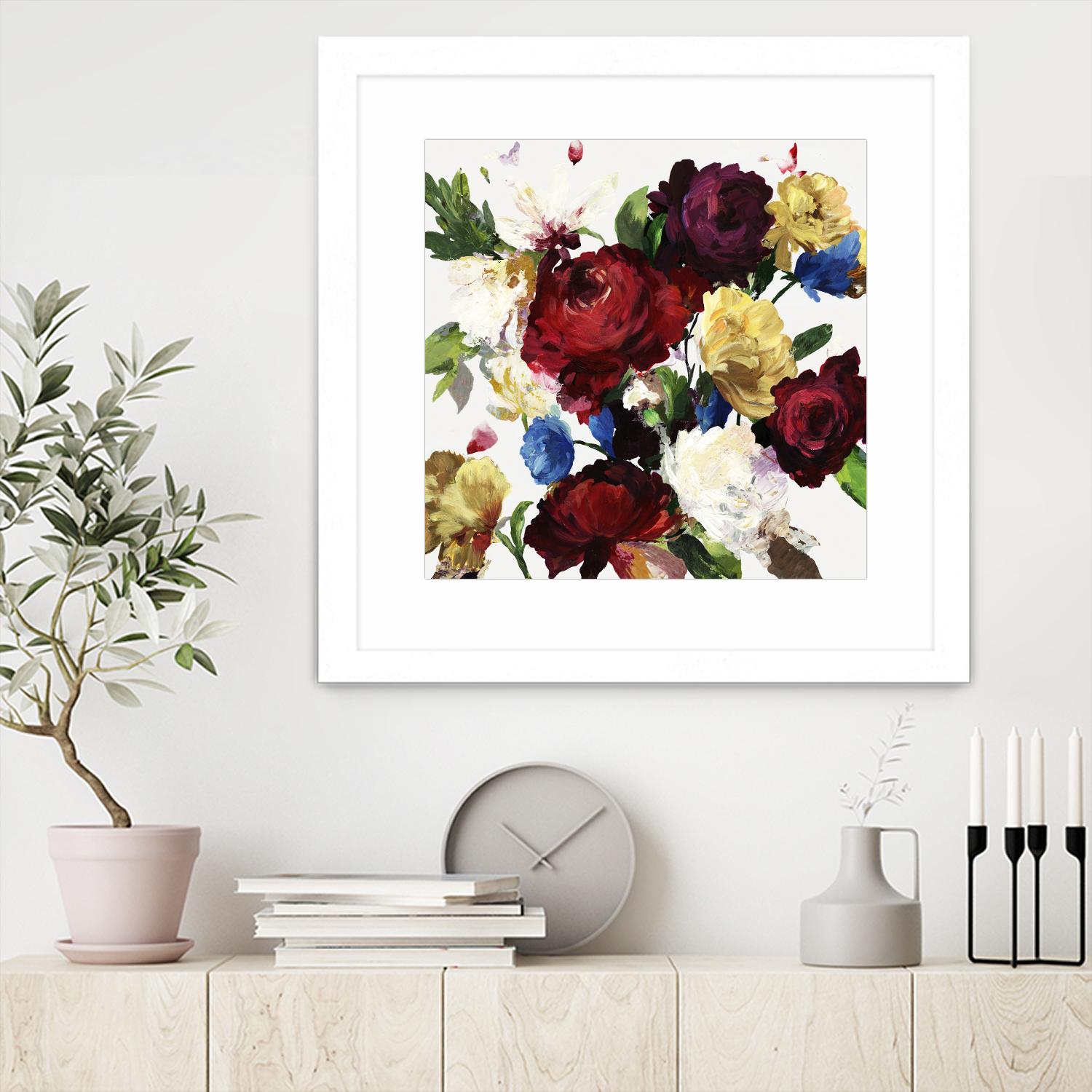 Autumn Floral by Asia Jensen on GIANT ART - white floral