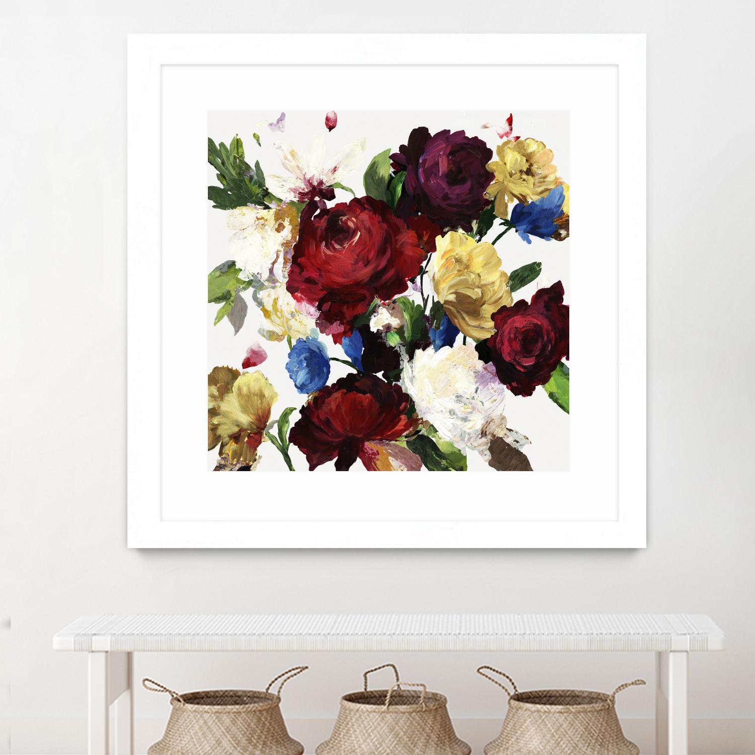 Autumn Floral by Asia Jensen on GIANT ART - white floral