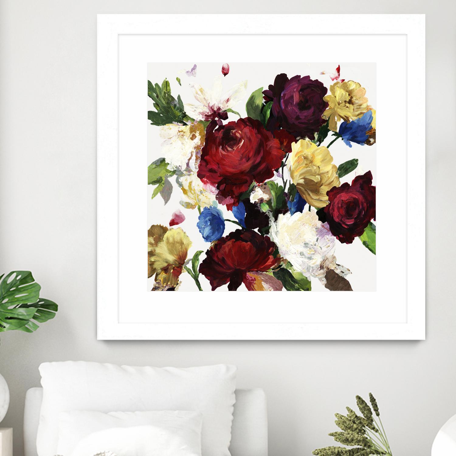 Autumn Floral by Asia Jensen on GIANT ART - white floral