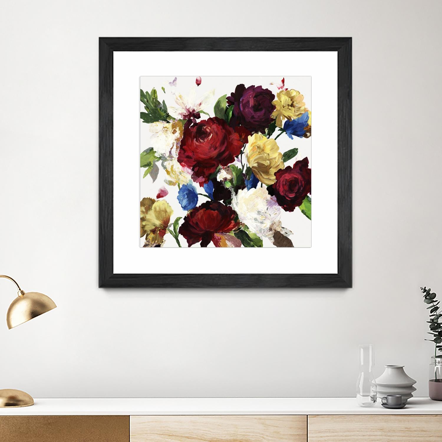 Autumn Floral by Asia Jensen on GIANT ART - white floral