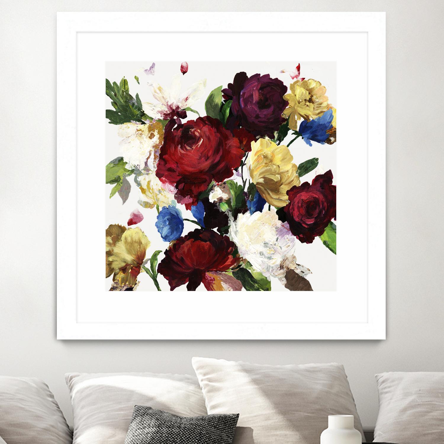 Autumn Floral by Asia Jensen on GIANT ART - white floral