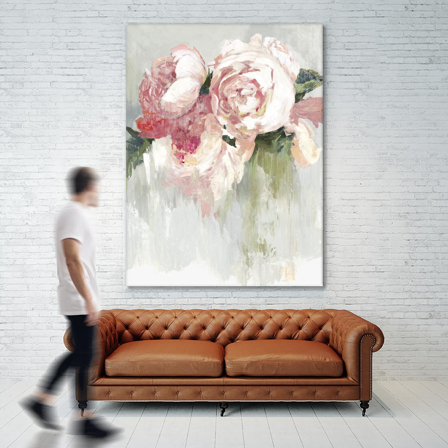 Peonies by Asia Jensen on GIANT ART - pink floral