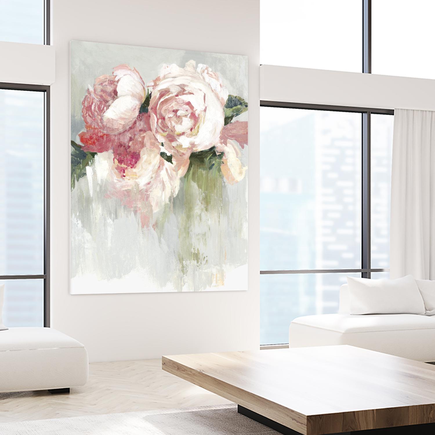 Peonies by Asia Jensen on GIANT ART - pink floral