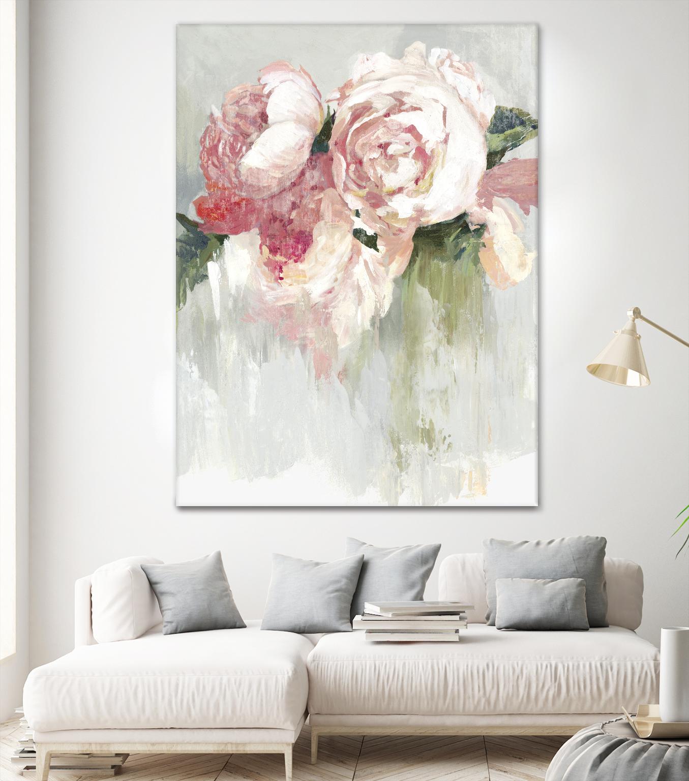 Peonies by Asia Jensen on GIANT ART - pink floral