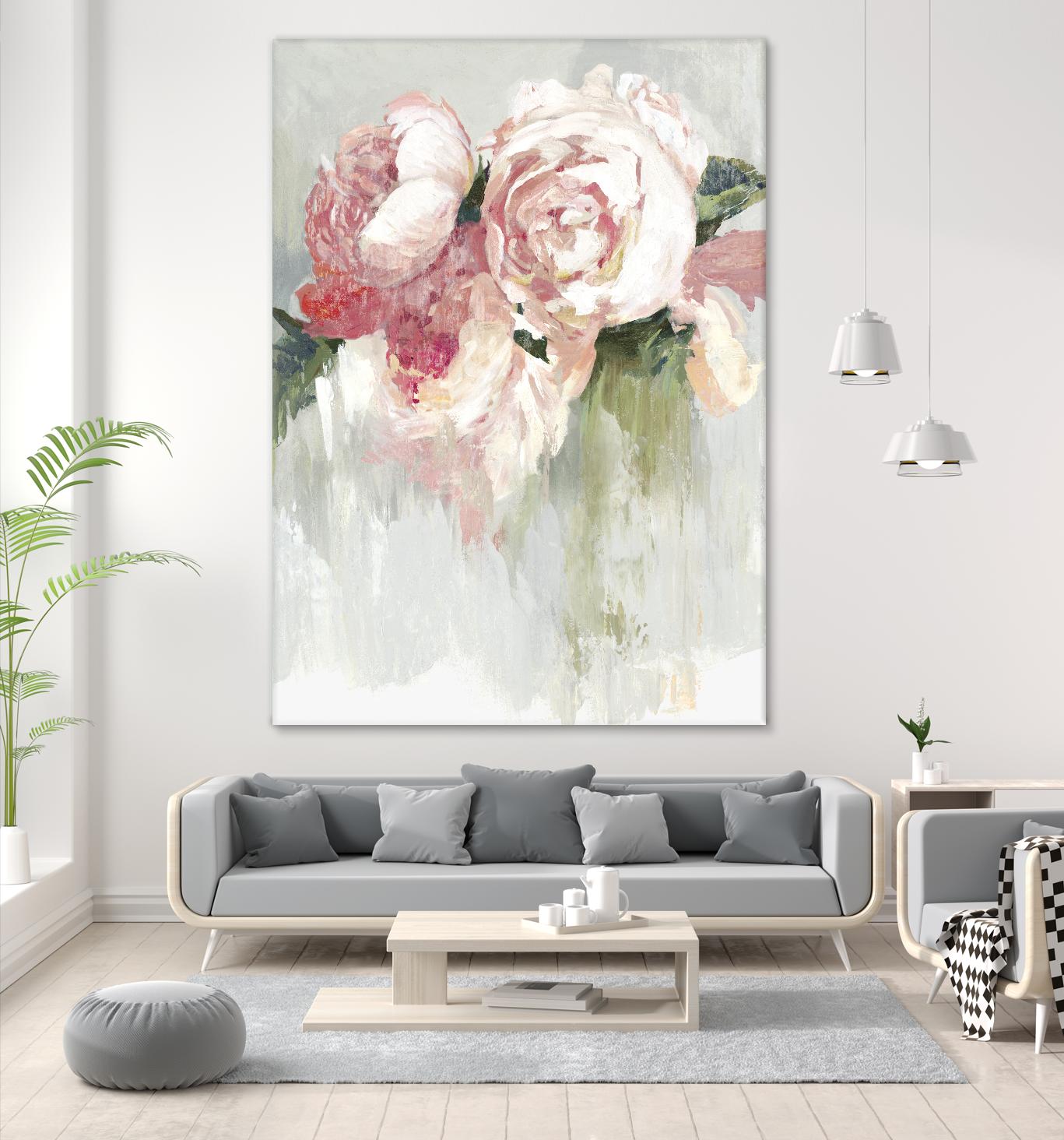 Peonies by Asia Jensen on GIANT ART - pink floral