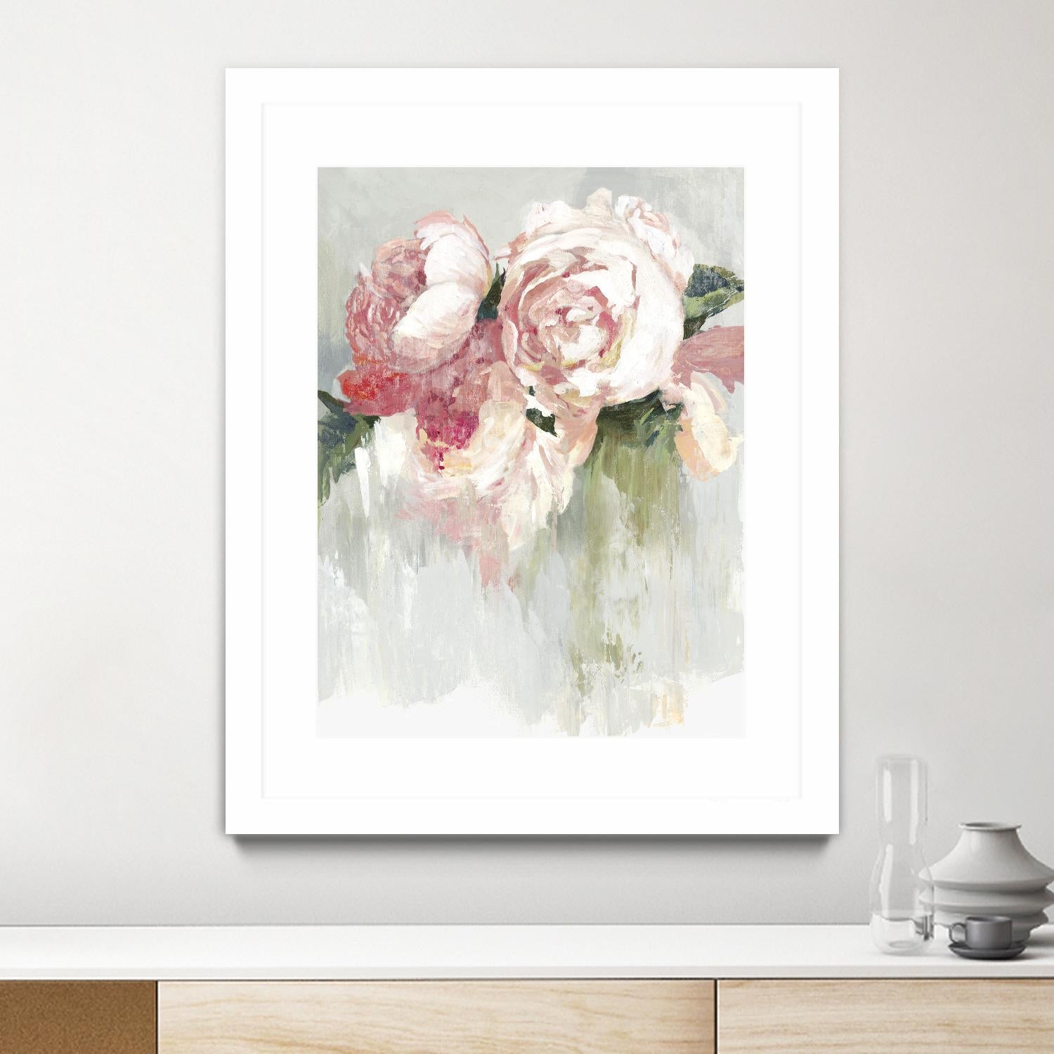 Peonies by Asia Jensen on GIANT ART - pink floral