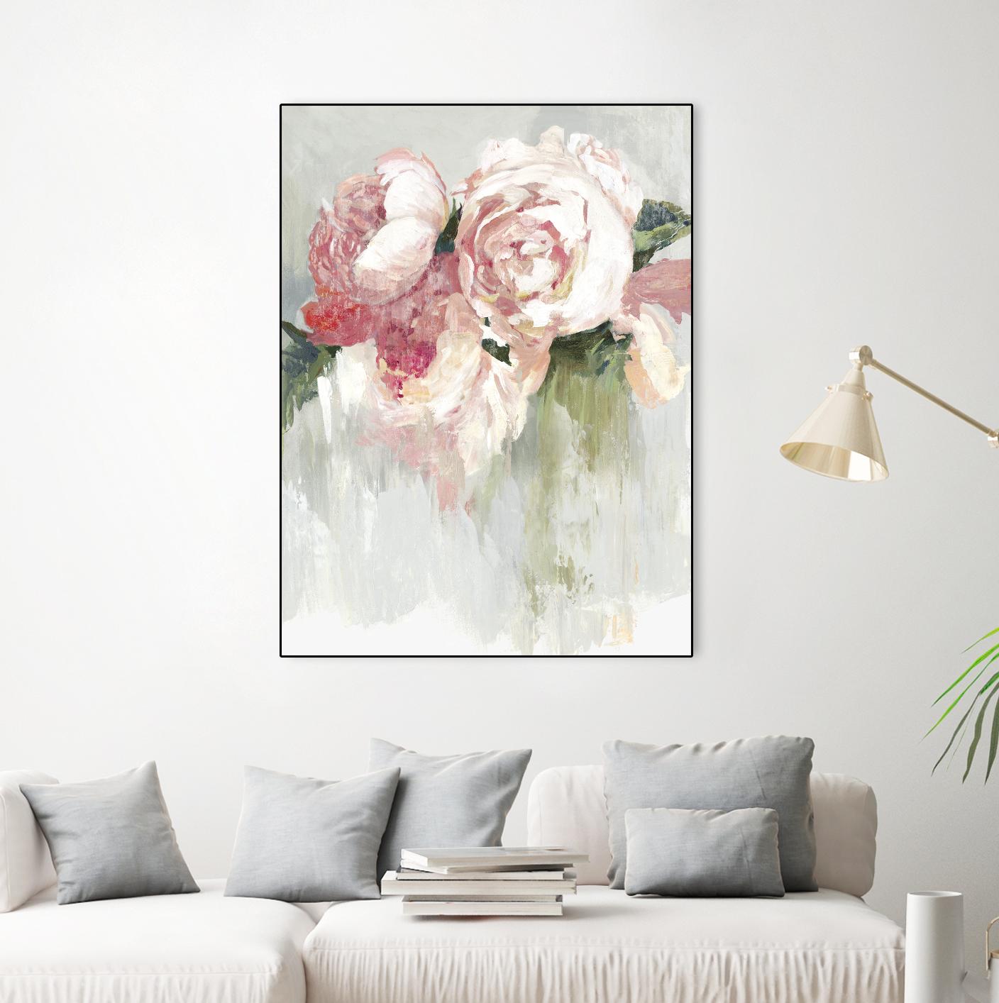 Peonies by Asia Jensen on GIANT ART - pink floral