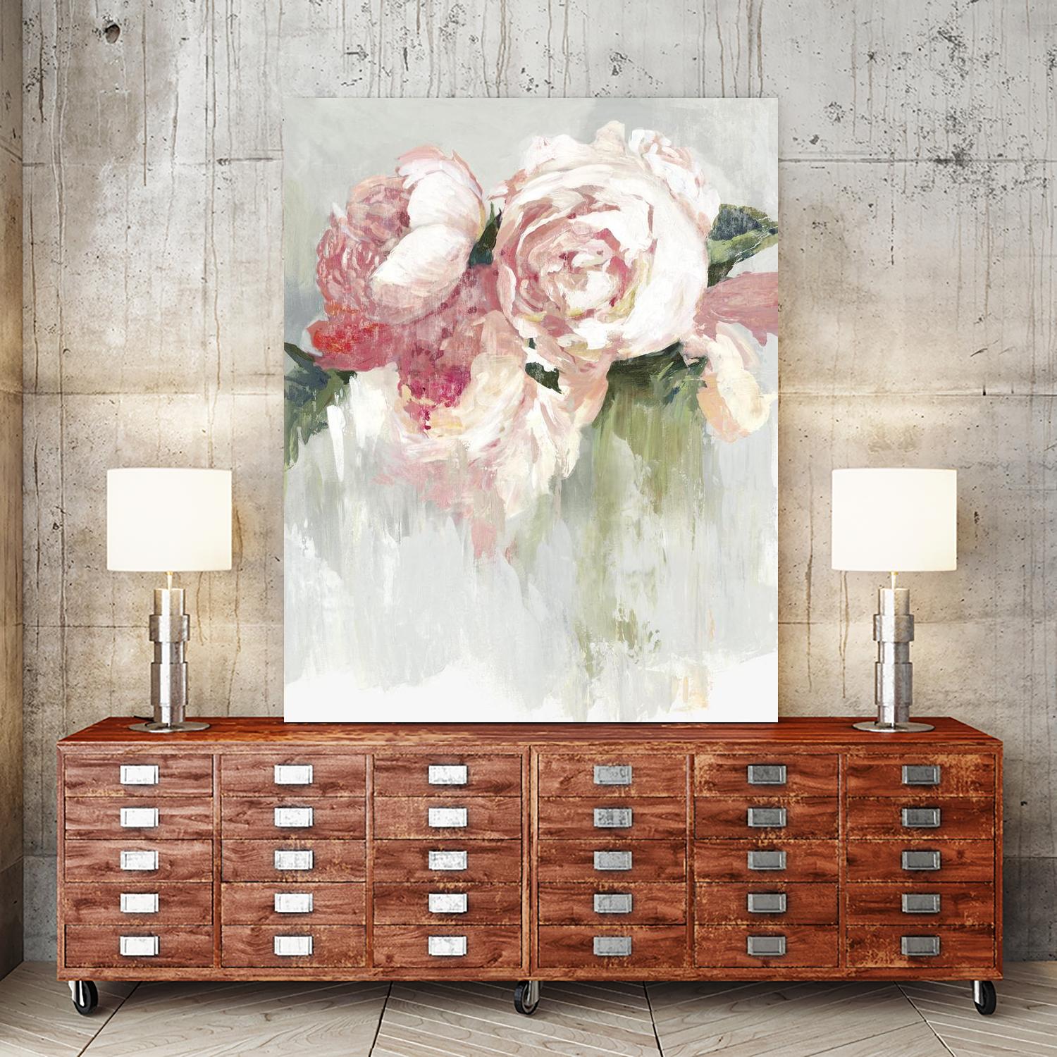 Peonies by Asia Jensen on GIANT ART - pink floral