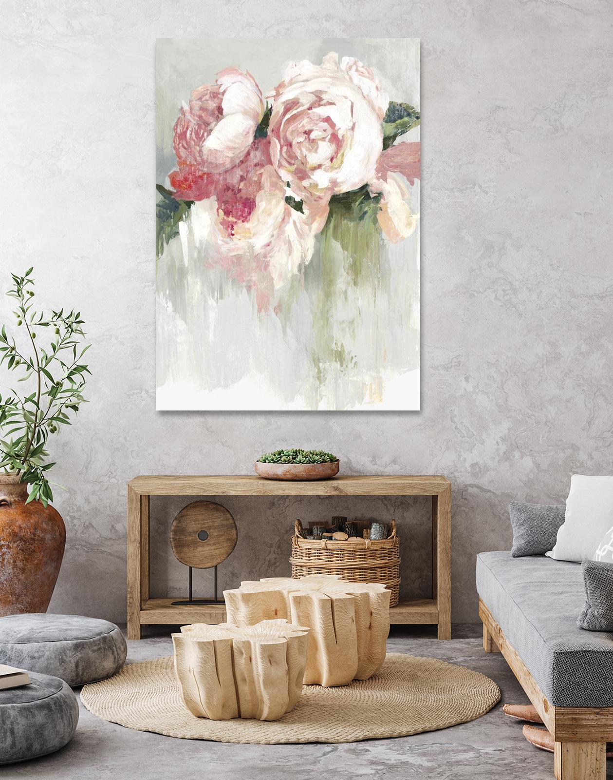 Peonies by Asia Jensen on GIANT ART - pink floral