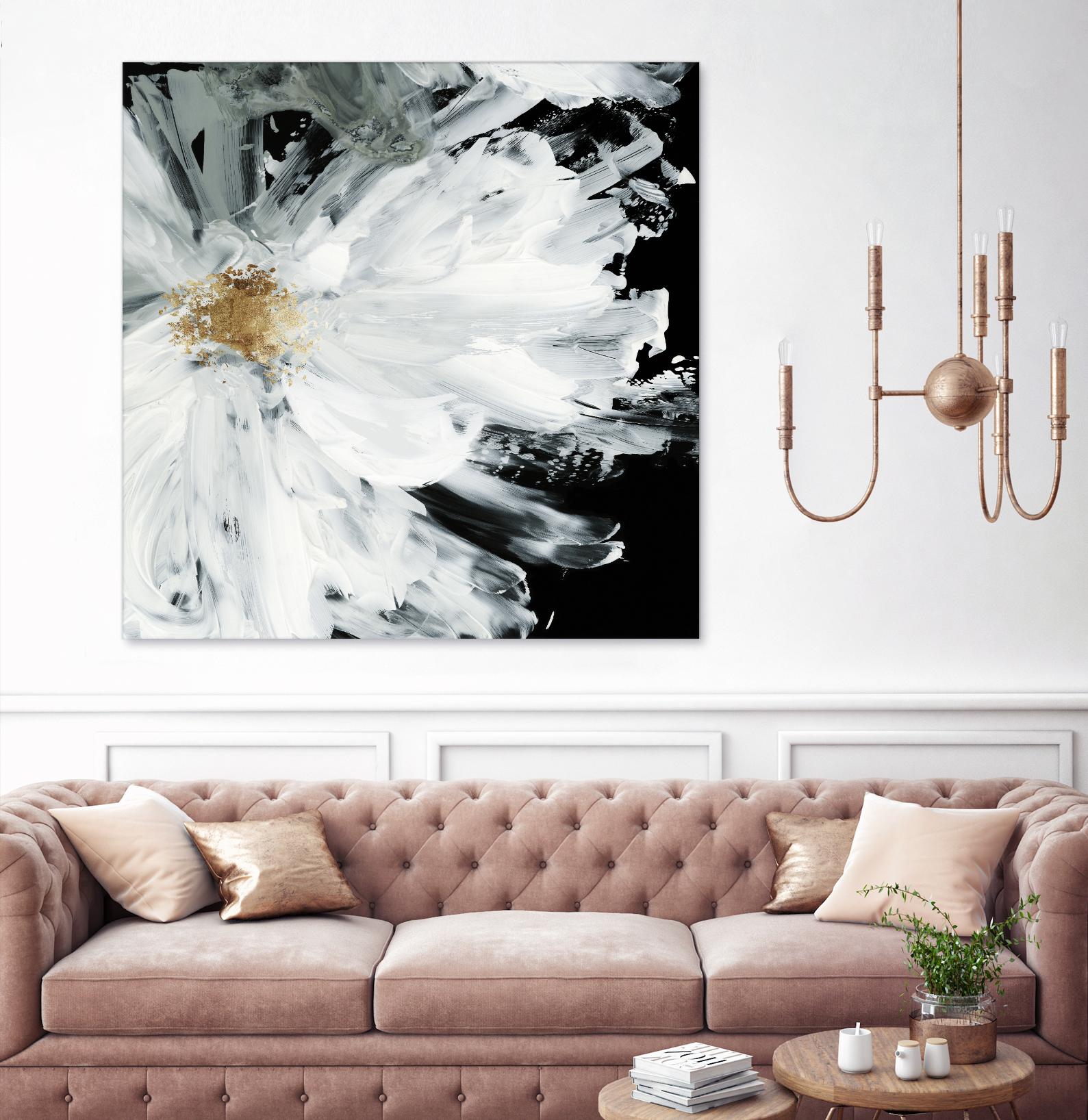 Black Peony by Asia Jensen on GIANT ART - white floral