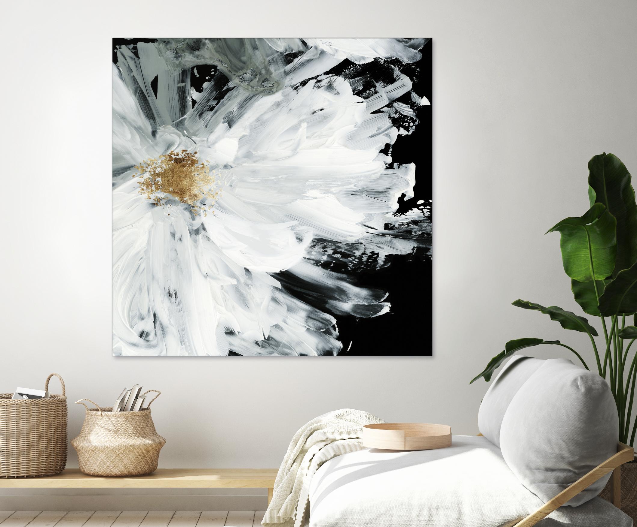 Black Peony by Asia Jensen on GIANT ART - white floral
