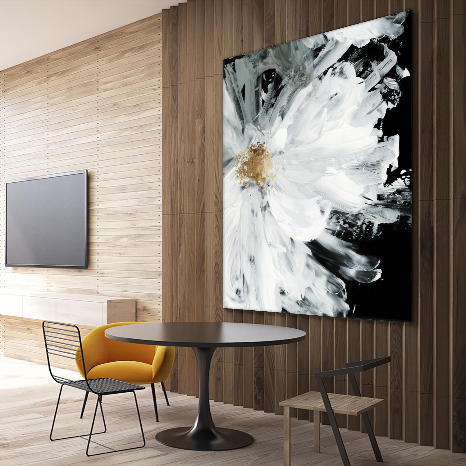 Black Peony by Asia Jensen on GIANT ART - white floral