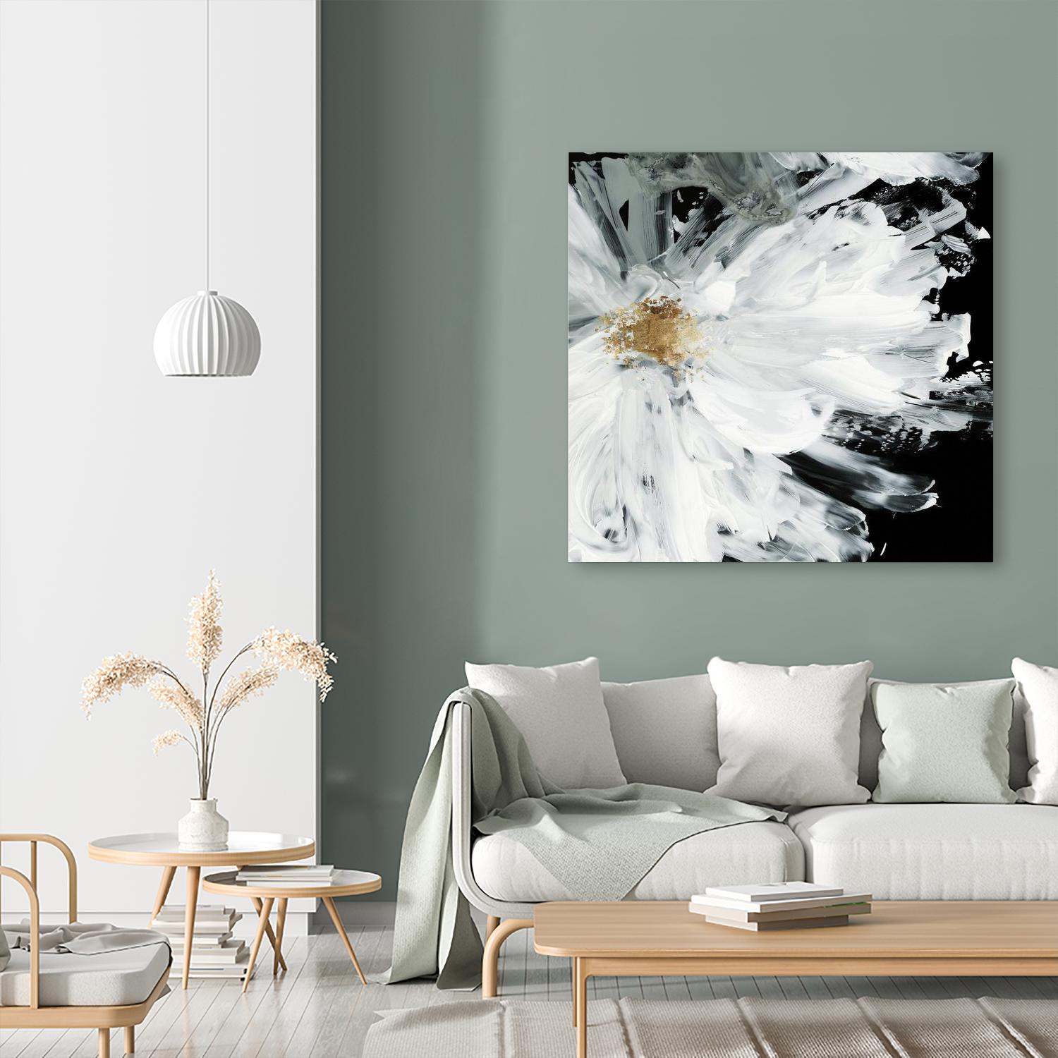Black Peony by Asia Jensen on GIANT ART - white floral
