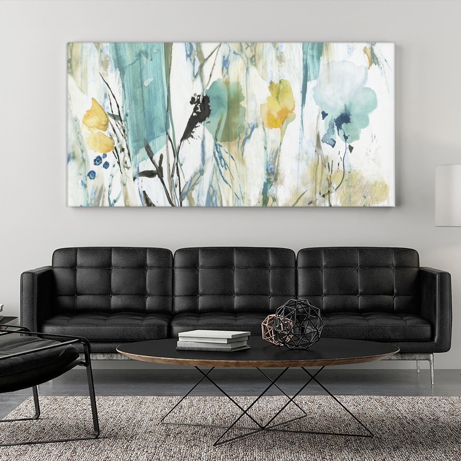 Fading Behind by Asia Jensen on GIANT ART - blue botany